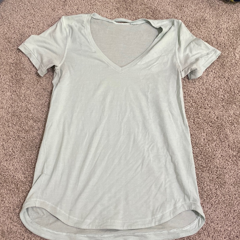 Seafoam green vneck